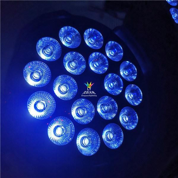 18X18W Stage DJ Disco Professional LED PAR Light Rgbwauv