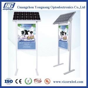 Hotsale: Double Side Solar Power LED Light Box-SOL-60