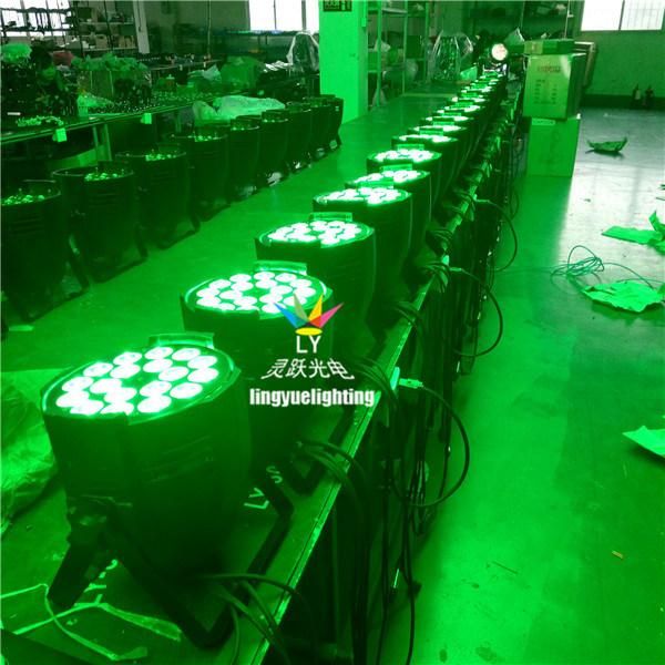 Stage Disco Light PAR 64 18X18W 6in1 RGBWA UV LED PAR