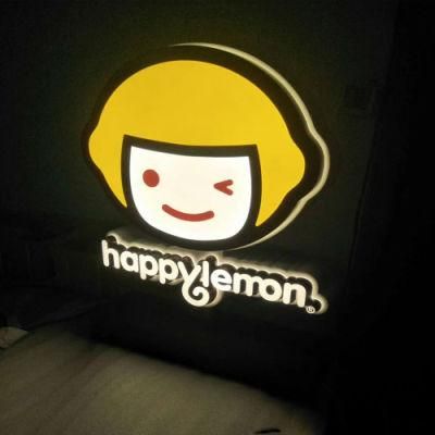 LED Luminous Light Box Letters with Backlit Logo Letter