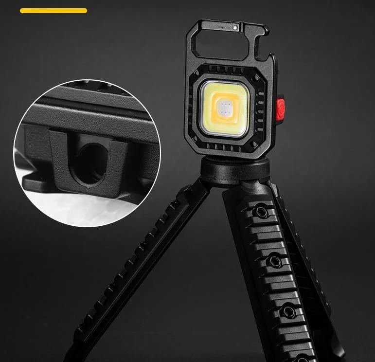 Brilliant-Dragon Factory Price Super Bright Mini Portable LED Flashlight USB Rechargeable Outdoor Camping COB Worklight