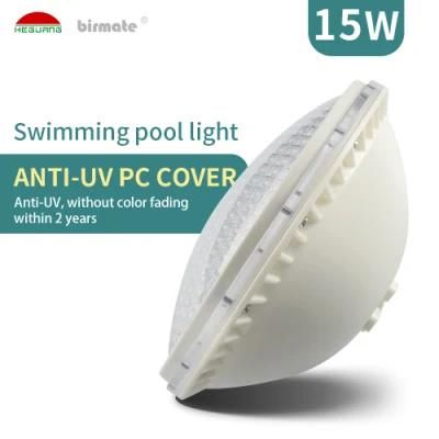 UL Certification PAR56 15W 12V IP68 Structure Waterproof LED Swimming Pool Light
