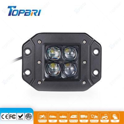 4D Lense LED Motorcycle Car Lamp 20W LED Work Auto Lights