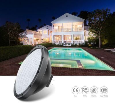 12AC/DC Waterproof Aluminum Gx16D Base White Color Swimming Light Above Ground Swimming Pool Light
