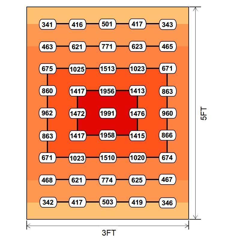 High Efficacy 320W LED Grow Light Plant