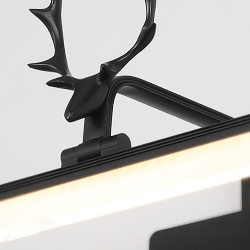 Black Antler Mirror Light LED Bathroom Toilet Mirror Cabinet Dresser Wall Lamp