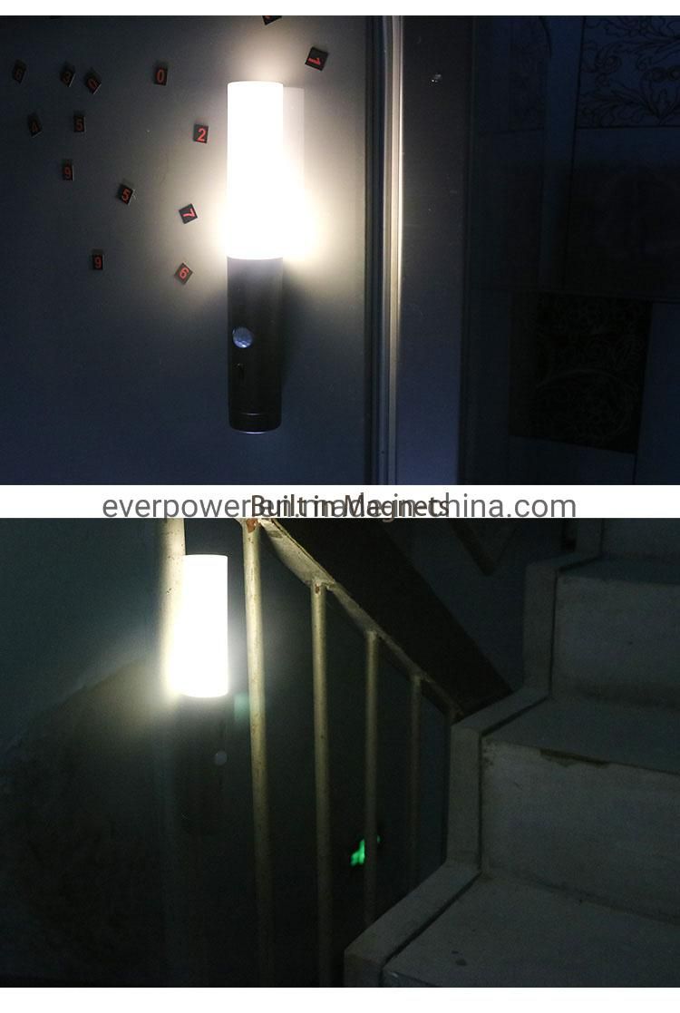 USB Rechargeable Motion Sensor LED Night Light with Magnets (SR030)