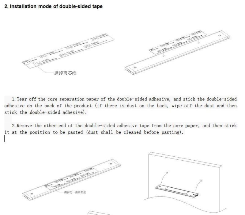 Hand Sweep Switch LED Under Cabinet Kitchen Light Bedroom Wardrobe Closet Night Lights LED Bar Light Indoor Home Lamp