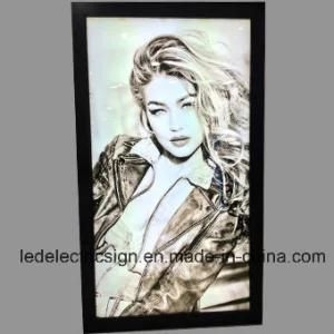 5050 Glass Panel LED Light Box for Advertising Display with Photo Picture Frame