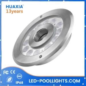 316 Stainless Steel 27W LED Fountain Light with Nozzle Ring