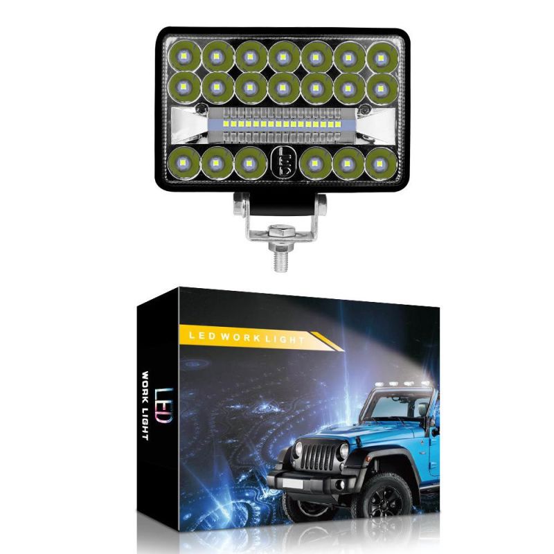 Dxz 4inch 36LED 108W Spot Flood Combo LED Driving Fog Light Truck 4X4 Auto Square Lamp Car LED Work Light