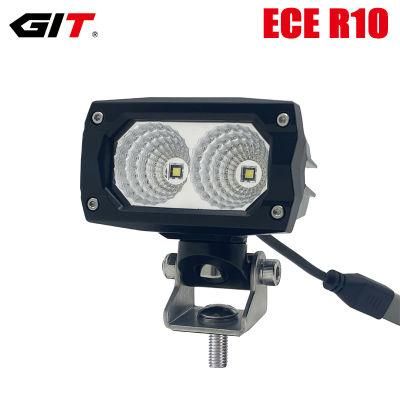 Waterproof IP68 12V/24V 4inch 20W Flood LED Work Light for Marine Boat Waterways/Maritime