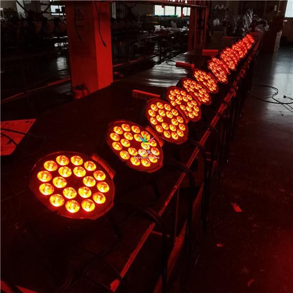 DJ 18X12W RGBW 4in1 LED PAR Can Stage Light
