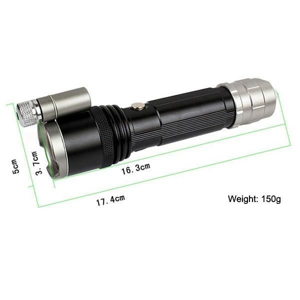 Rechargeable Fast Track Hunting Laser LED Torch