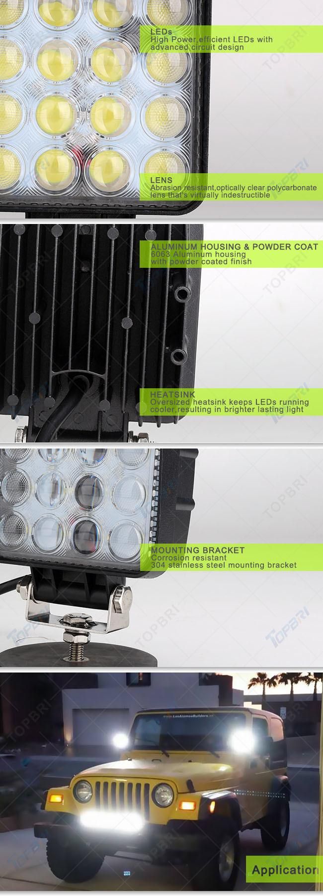 4.5inch 48W LED Headlight for Motorcycle with Flood Spot