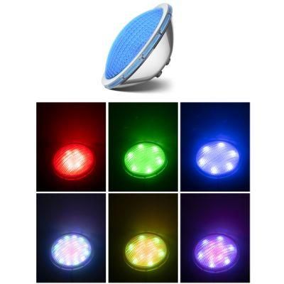 IP68 Waterproof 100%RGB Switch Control 316L Stainless Steel 18W PAR 56 LED Swimming Pool Lighting