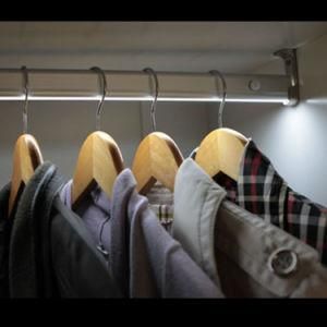 PIR Sensor LED Clothes Hanger Light