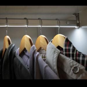 PIR Sensor LED Clothes Hanger Light