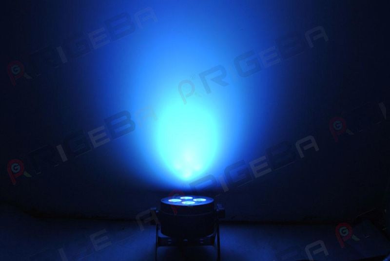 Rigeba High Quality Diecast Aluminum Housing 4LEDs 8W Mini LED PAR Can Light for Party