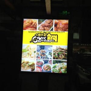 Fast Food Slim Light Box Restaurant Menu Board Display with Store Front Signs