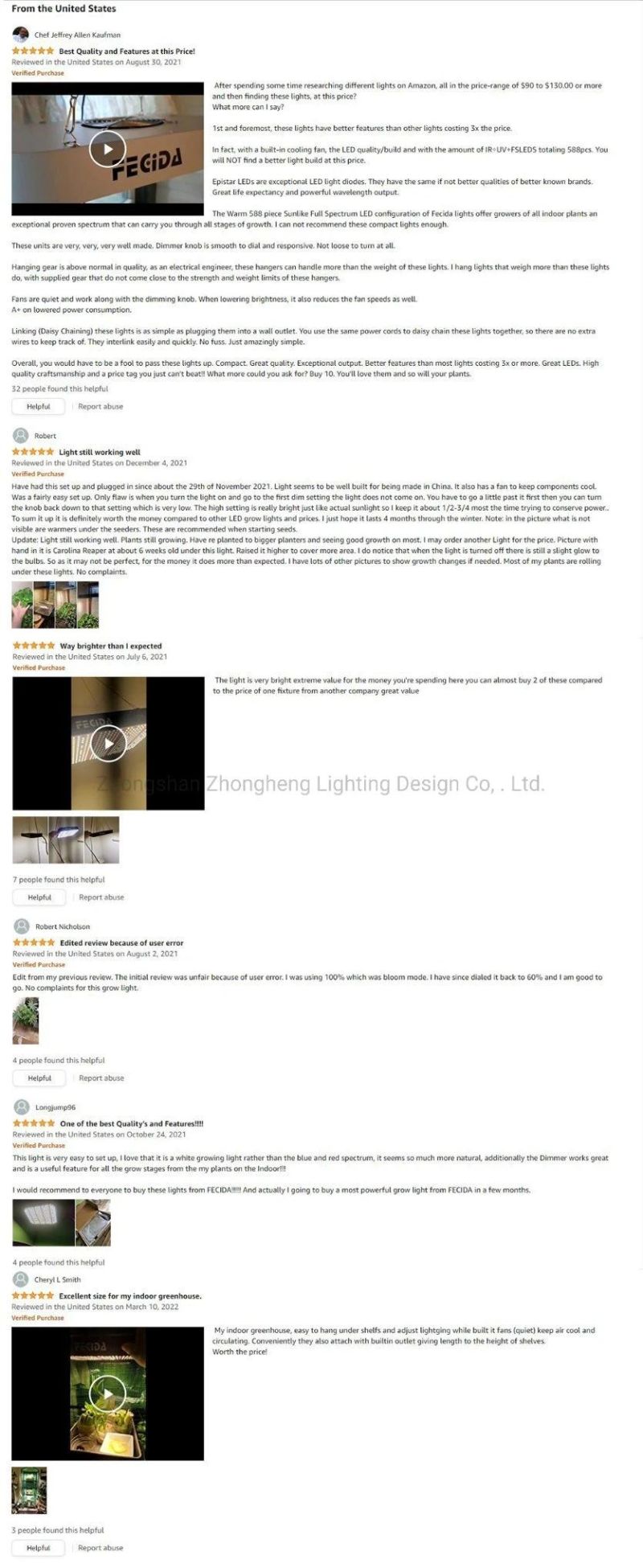 Wholesale LED Grow Panel Customized Waterproof FCC CE RoHS 800W 1000W Grow Lighting LED Lamp High Power Full Spectrum LED Plant Grow Light