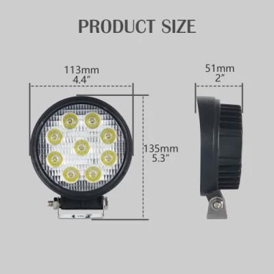 5 Inch Car LED Round Headlights Fog Work Light for Truck, Jeep