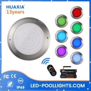 316ss 8mm Ultra Thin Resin Filled IP68 6W 8W 18W 24W 35W Under Water LED Swimming Pool Light