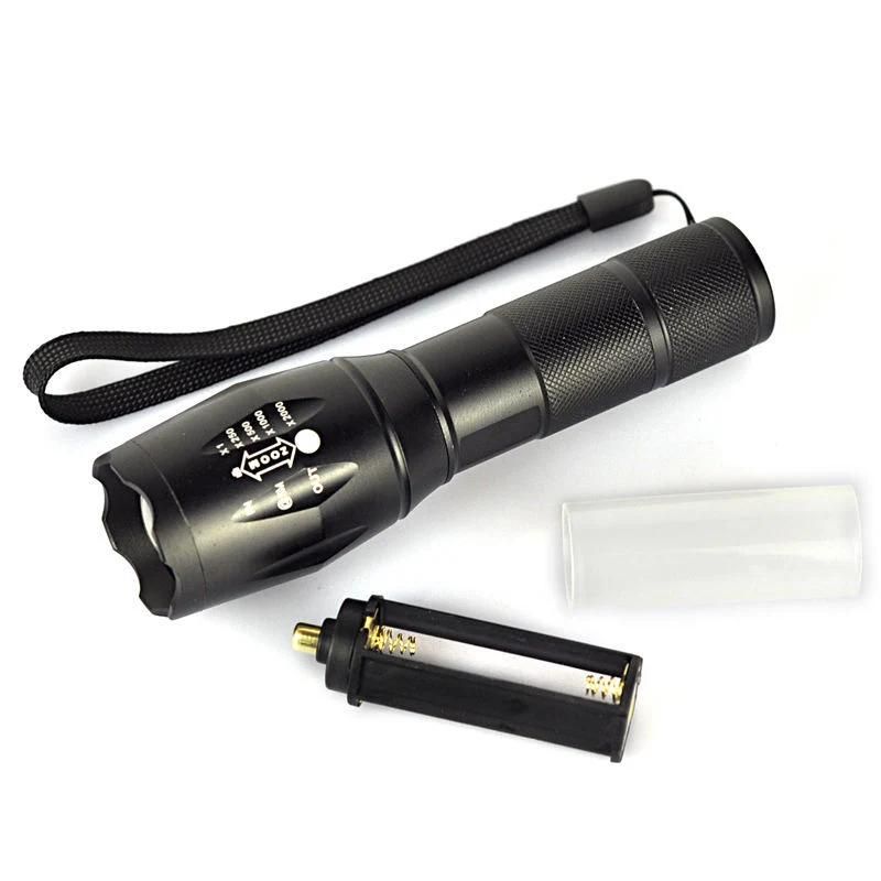 Red Light LED Remote Pressure Switc Zoomable Hunting Tactical Flashlight