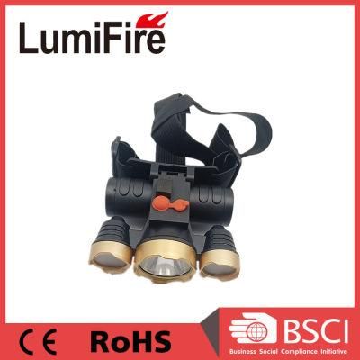 18650 Rechargeble Headlamp LED USB Lamp Torch Fishing Hunting Head Headlight