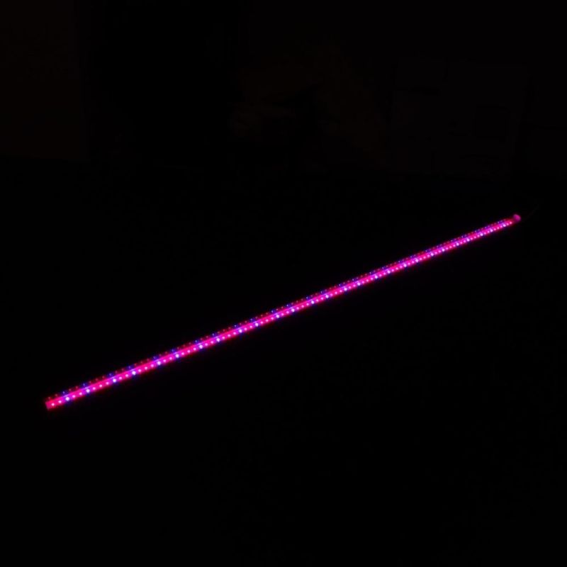 Hydroponic LED Grow Light for Greenhouse, 24W Red Spectrum Supplement Lighting for Indoor Plants, PSE
