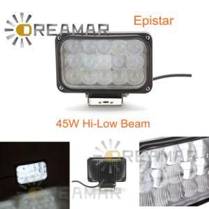 Epistar Hi-Low Beam LED Light Worklight 6.5 Inch 45W for Jeep SUV Offroad