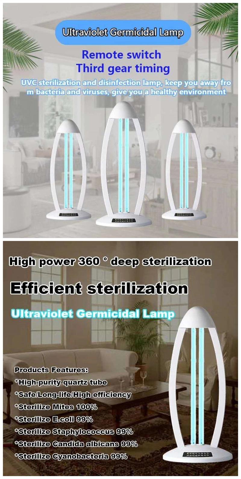 Ce RoHS Certificates UVC 202 Sterilization Lamps with 0zone 36W