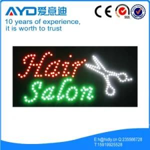 Hidly Rectangle The Asia Hair Salon LED Sign