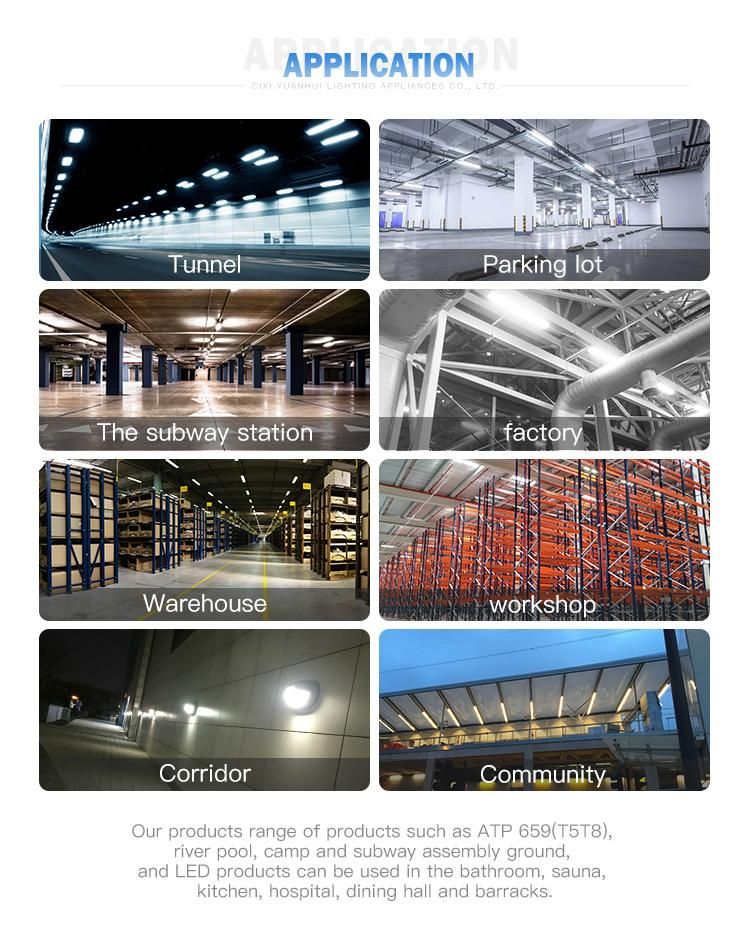 Triproof Fixture Tube Light Industrial Lighting Nwp LED Waterproof Light