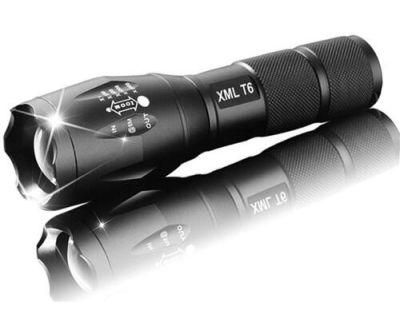 High Power Xml-T6 Modes Torch Lights Waterproof Zoomable LED Flashlight