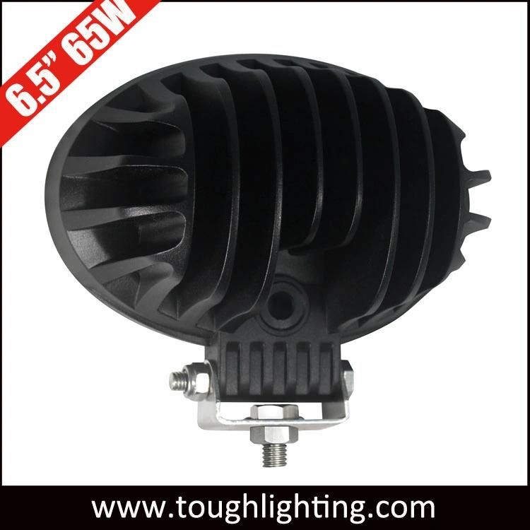 12V/24V E-MARK Approved 6.5 Inch Oval 65W Agriculture LED Tractor Work Lamp Lights