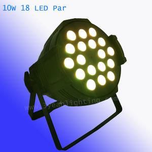 DMX 512 Stage 18*10W Indoor LED PAR Light