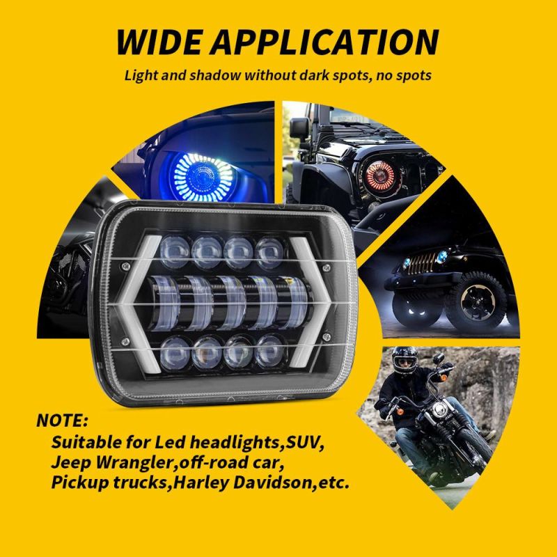 Dxz 7inch IP68 9-32V DC CREE Car Offroad Tractor LED Work Light for Jeep Wrangler Car Truck 4X4 UTV ATV