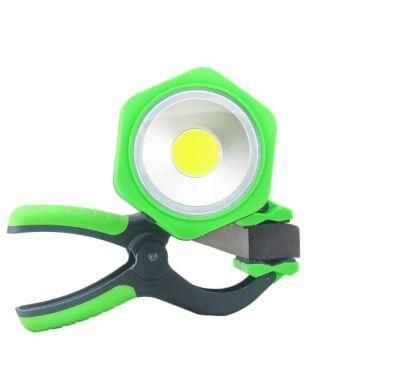 3W COB LED Clamp Worklight with Magnet