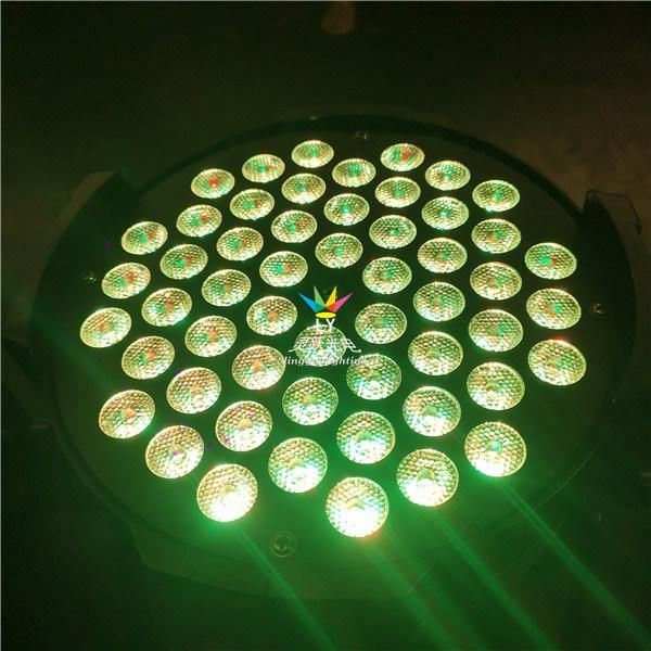 54X3watt RGB Stage DMX LED PAR Can 64 for Night Club