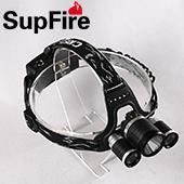 Shenzhen Supfire Hl33 Three Bulbs Head Lamp