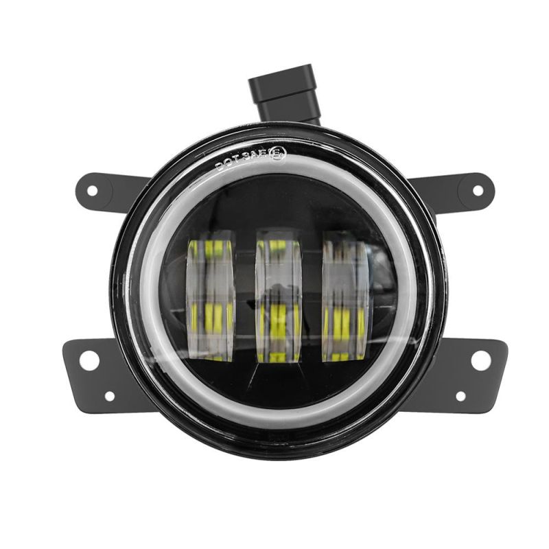 Dxz 4 Inch LED Fog Light for Jeep Wrangler Jk Bumper Lamps Turn Signal off Road Fog Light Replacement Kit Projector Front