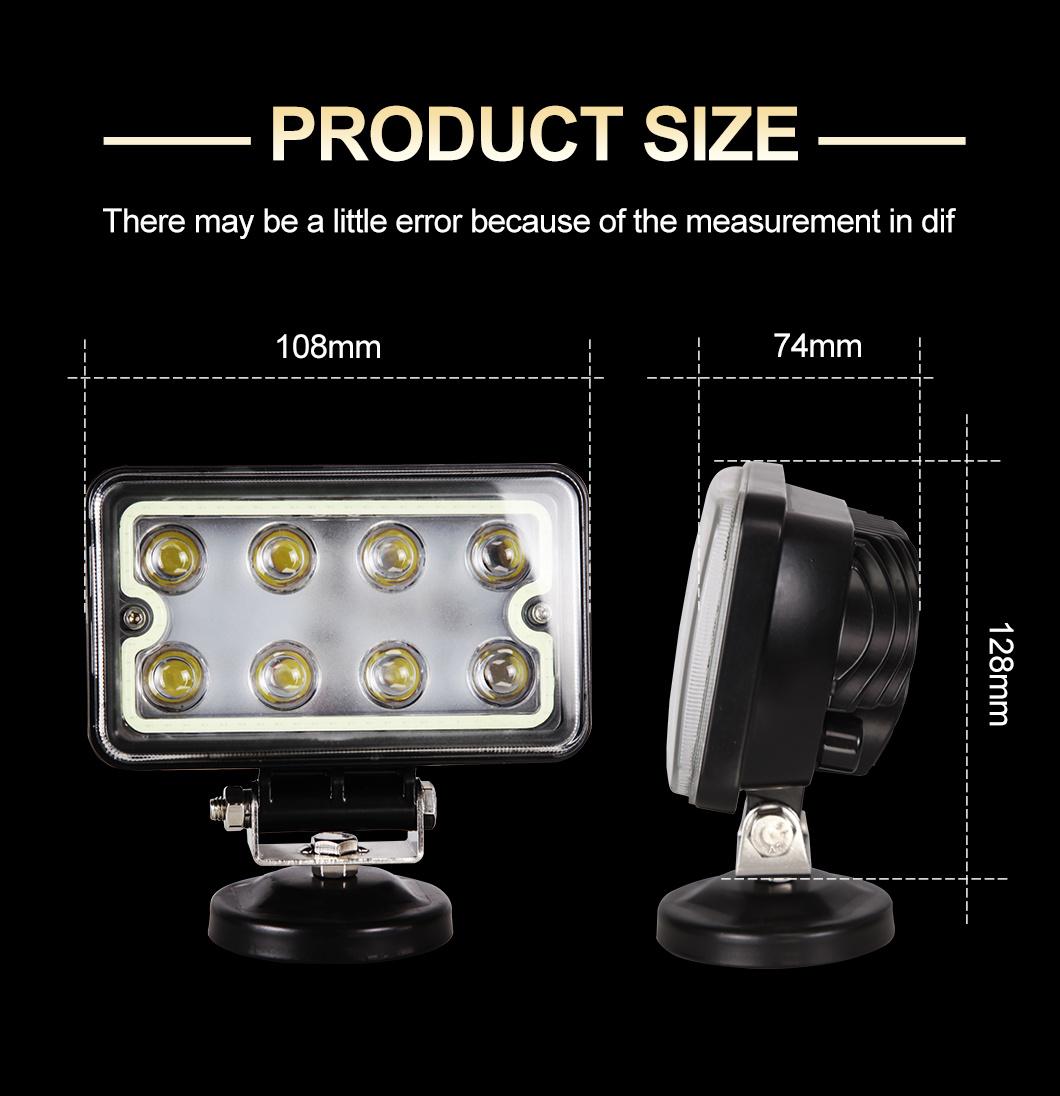 Factory Supply LED Car 18W LED Work Light Round Offroad Auto LED Work Light