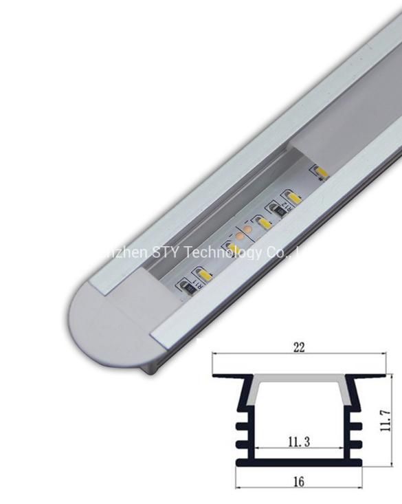 Aluminum Profile LED Linear Cabinet Light for Kitchen / Bedroom / Bathroom /Living Room with Recessed Installation