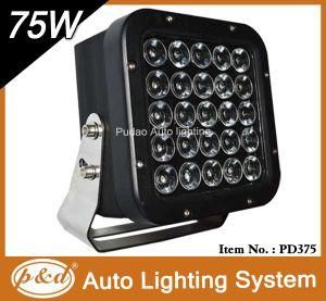 New Items! ! Super Bright for Mining 75W 5000lm 12V LED Work Light (PD375)