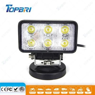Aluminum Housing 4.5&quot; Rectangle 18W Auto LED Car Light