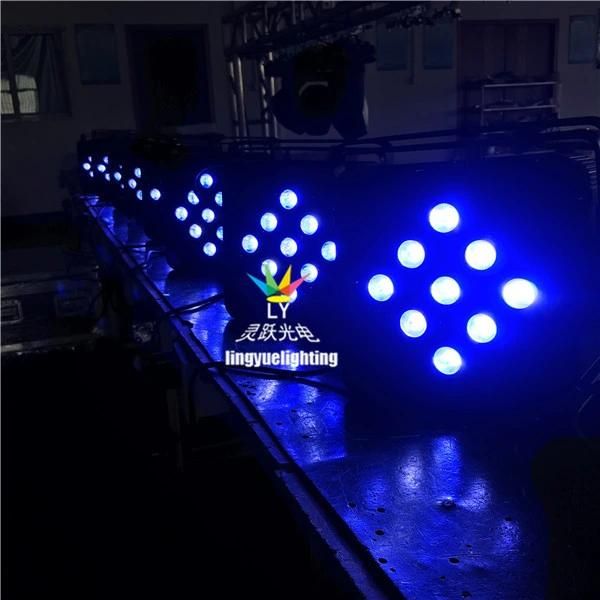 DJ Lighting Battery Powered 9X12W Stage Flat LED PAR