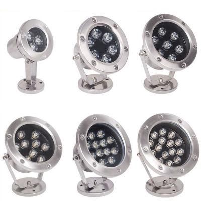 24V 6W Stainless Steel RGB Waterproof Swimming Pool Light