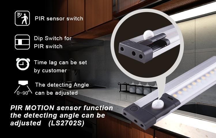 12V/24V LED Motion Sensor Cabinet Light Kitch Under Cabinet