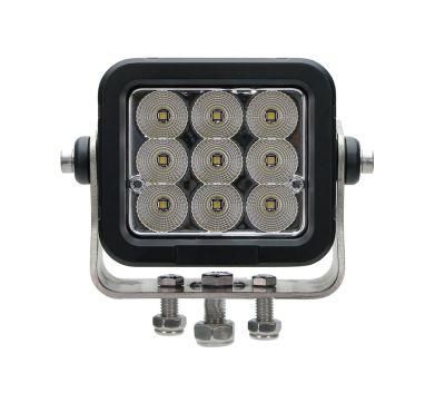 EMC Approved 6.4inch 90W Square Osram IP68 Flood/Spot Beam Heavy Equipment LED Lights